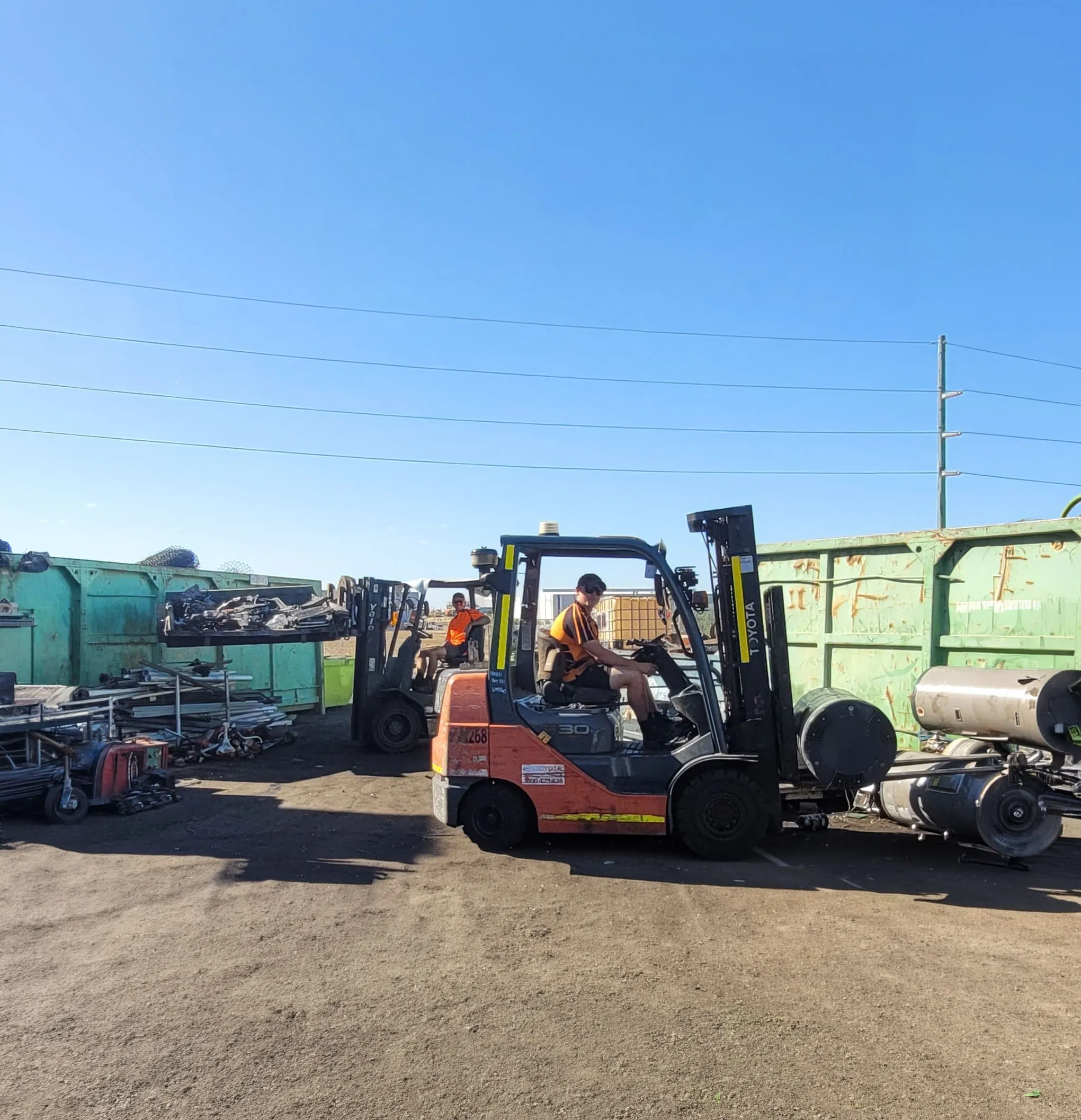 GoRecycle Refurbished Items at the Wangara yard