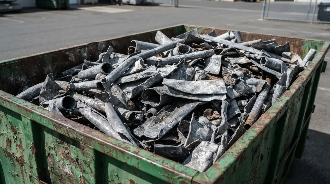 Lead scrap at the GoRecycle yard
