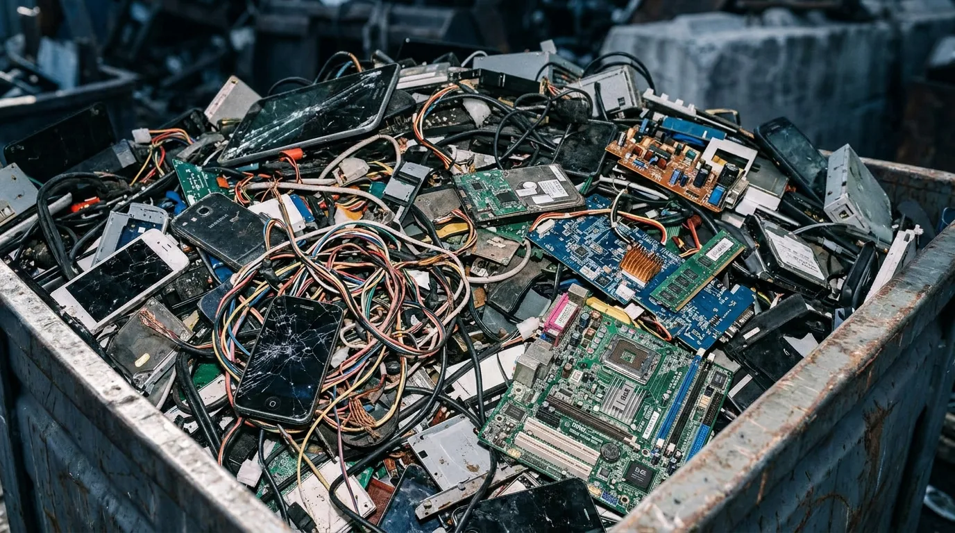 E-Waste & Appliances scrap at the GoRecycle yard