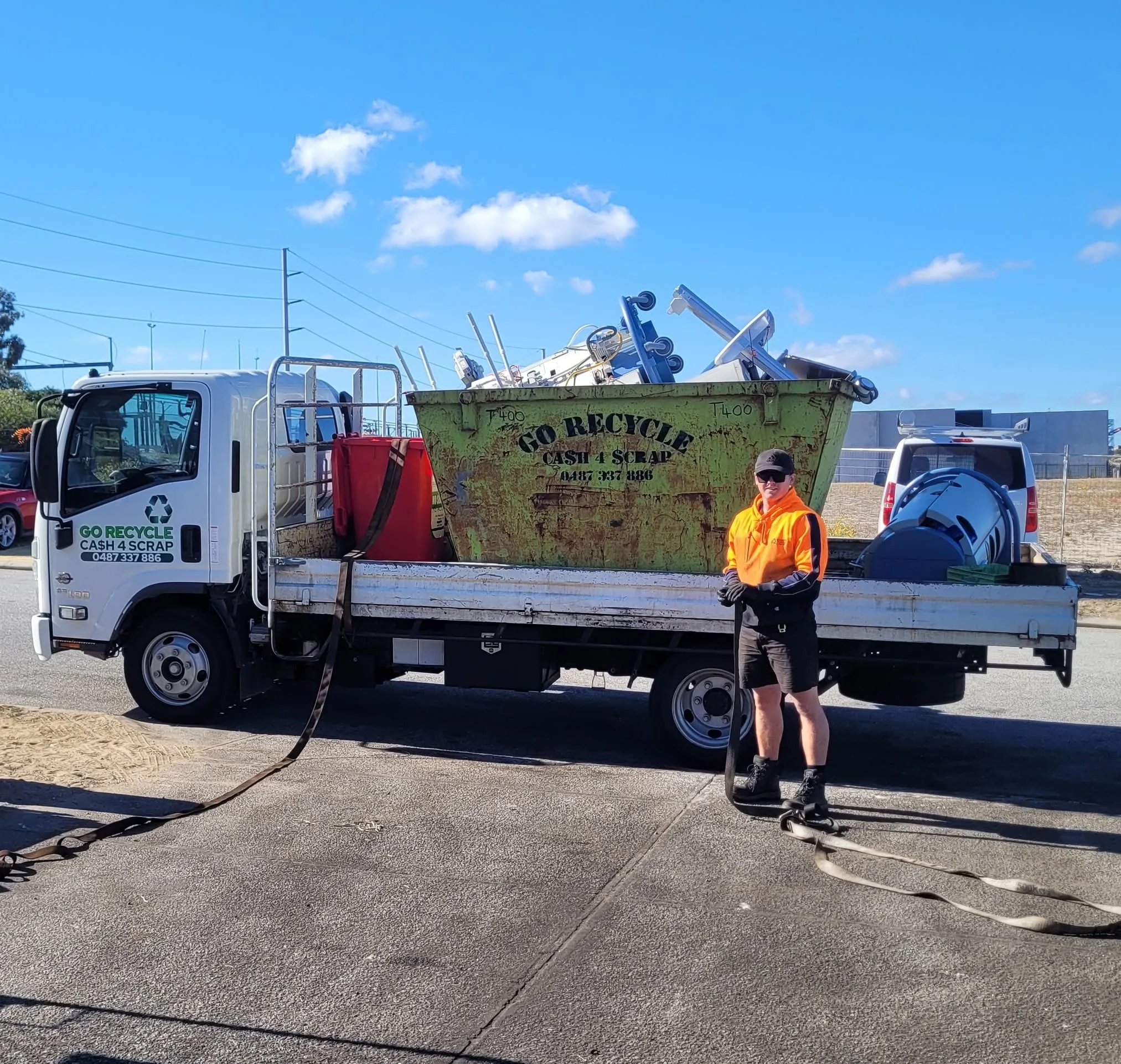 Machinery & Workshop Clear-Outs service at the GoRecycle Wangara yard